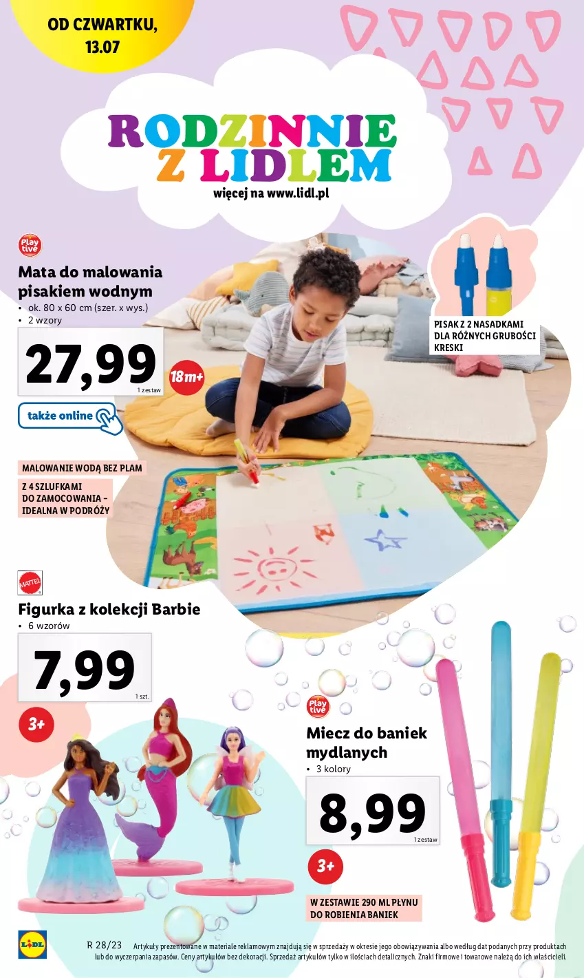 Gazetka promocyjna Lidl - GAZETKA - ważna 10.07 do 15.07.2023 - strona 30 - produkty: Barbie, Miecz