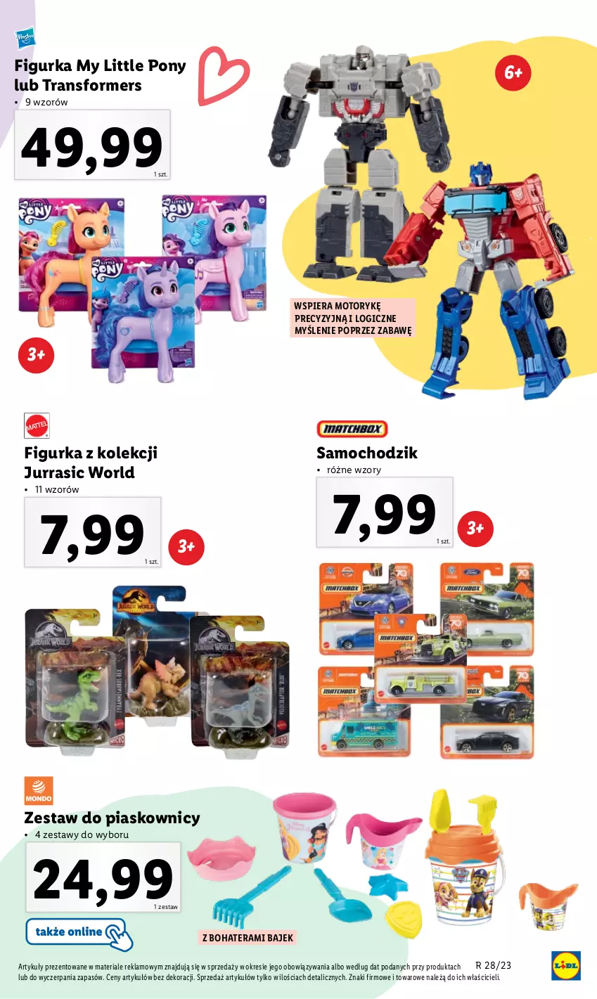 Gazetka promocyjna Lidl - GAZETKA - ważna 10.07 do 15.07.2023 - strona 31 - produkty: Chodzik, My Little Pony, Tera, Tran, Transformers