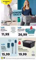 Gazetka promocyjna Lidl - GAZETKA - Gazetka - ważna od 15.07 do 15.07.2023 - strona 20 - produkty: Teleskop, Mop, Szczotka, Kosz, Pojemnik, Talerz, Pojemnik do przechowywania, Pokrywa, Miska, Miotła