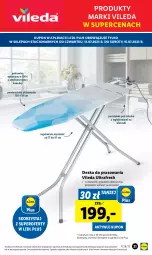 Gazetka promocyjna Lidl - GAZETKA - Gazetka - ważna od 15.07 do 15.07.2023 - strona 21 - produkty: Sok, Deska do prasowania, Przewód, Wieszak, Vileda, Pokrowiec