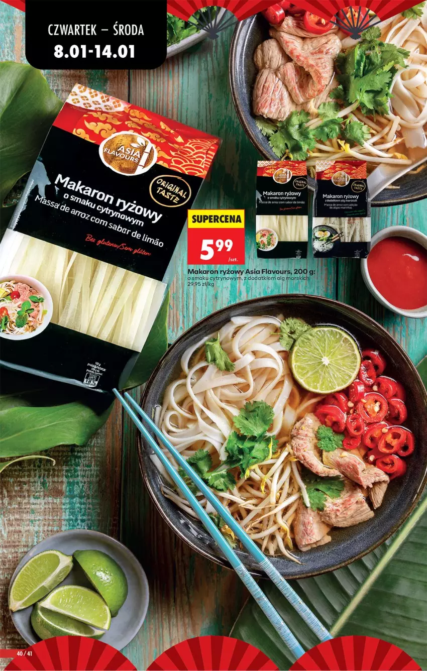 Gazetka promocyjna Biedronka - Gazetka - ważna 08.01 do 15.01.2026 - strona 48 - produkty: Fa, Makaron, Makaron ryżowy, Ryż