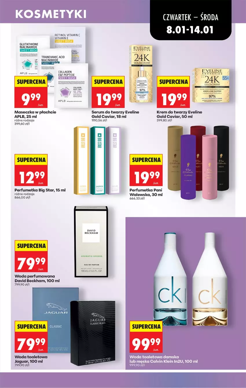 Gazetka promocyjna Biedronka - Gazetka - ważna 08.01 do 15.01.2026 - strona 65 - produkty: David Beckham, Eveline, Fa, Jaguar, Krem do twarzy, Mars, Perfum, Rum, Ser, Serum, Serum do twarzy, Tran, Woda, Woda perfumowana, Woda toaletowa
