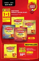 Gazetka promocyjna Biedronka - Gazetka - Gazetka - ważna od 15.01 do 15.01.2026 - strona 11 - produkty: Gra, Herbata czarna, Lipton, Herbata