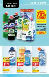 Gazetka promocyjna Biedronka - Gazetka - Gazetka - ważna od 15.01 do 15.01.2026 - strona 68 - produkty: Domestos, Cif, Płyn do płukania, Lenor, Miecz