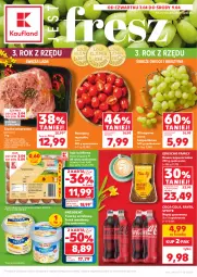 Gazetka promocyjna Kaufland - Gazetka tygodnia - Gazetka - ważna od 09.04 do 09.04.2025 - strona 1 - produkty: Warzywa, Kawa rozpuszczalna, Ser, Twaróg, Szynka wieprzowa, Jaja, Président, Kawa, Coca-Cola, Szynka, Serek, Winogrona, Napój gazowany, Fanta, Owoce, Wino, Sprite, Napój, Olej, Pomidory, Fa