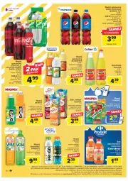 Gazetka promocyjna Carrefour - Gazetka Carrefour - Gazetka - ważna od 04.03 do 04.03.2023 - strona 18 - produkty: Sok, Gin, 7up, Pepsi max, Mirinda, Kosz, Coca-Cola, Pepsi, Oranżada, Schweppes, Hellena, Napój gazowany, Tymbark, Fanta, Sprite, Napój, Hortex, Fa