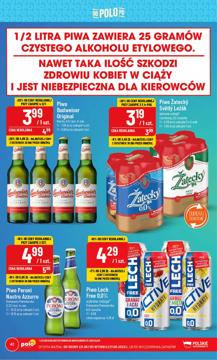 Gazetka promocyjna PoloMarket - Gazetka pomocyjna - ważna 21.06 do 27.06.2023 - strona 42 - produkty: Gra, Granat, Piec, Piwa