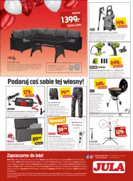 Gazetka promocyjna Jula - Gazetka - Gazetka - ważna od 07.04 do 07.04.2021 - strona 8 - produkty: Teleskop, Sok, Ser, Rum, Por, Koc, Termometr, Stojak, Stół, Warka, Wełna, Silan, Rower, Młotek, Szczypce, Młot, Spodnie, Waga, Grill, Zestaw narzędzi, Kompresor, Kanapa, Klucz udarowy, Lakier, Akumulator, Fa