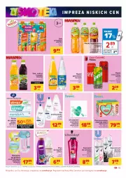 Gazetka promocyjna Carrefour - Gazetka Market Zyskoteka - Gazetka - ważna od 24.10 do 24.10.2021 - strona 15 - produkty: Płyn do kąpieli, Gillette Venus, Sok, Pur, Palmolive, Inka, Pampers, Tropical, Rexona, Dezodorant, Majtki, Pasta do zębów, Coca-Cola, Dove, Venus, Hellena, Napój gazowany, Chusteczki, Tymbark, Szampon, Gillette, Napój niegazowany, Pieluchomajtki, Elmex, Colgate, Sprite, Napój, Luksja, Nektar, Hortex, LG