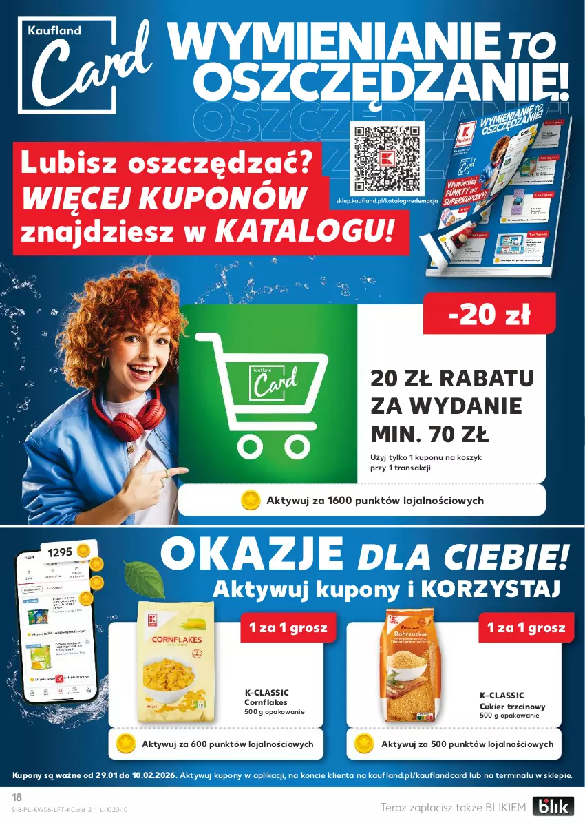 Gazetka promocyjna Kaufland - Gazetka tygodnia - ważna 05.02 do 10.02.2026 - strona 18 - produkty: Cukier, Cukier trzcinowy, Kosz, Tera, Tran