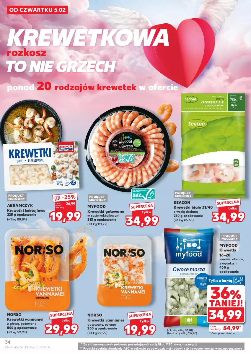 Gazetka promocyjna Kaufland - Gazetka tygodnia - ważna 05.02 do 10.02.2026 - strona 34 - produkty: Kosz, Krewetki, Sos