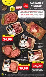Gazetka promocyjna Lidl - GAZETKA - Gazetka - ważna od 20.08 do 20.08.2022 - strona 14 - produkty: Mięso wołowe, Por, Bulion, Stek, Lion, Burger, Wołowina, Mięso