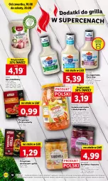 Gazetka promocyjna Lidl - GAZETKA - Gazetka - ważna od 20.08 do 20.08.2022 - strona 18 - produkty: Sałatka, Prymat, Sos, Pur, Gin, Surówka, Jogurt, Runoland, Sos czosnkowy, Sałatka warzywna, Sałat, Kapustą, Grill, Lazur