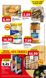 Gazetka promocyjna Lidl - GAZETKA - Gazetka - ważna od 20.08 do 20.08.2022 - strona 21 - produkty: Halibut, Por, SEKO, Pieprz, Szprot, Sushi, Lazur
