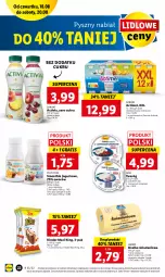 Gazetka promocyjna Lidl - GAZETKA - Gazetka - ważna od 20.08 do 20.08.2022 - strona 22 - produkty: Por, Pur, Gra, Danone, Twaróg, Jogurt, Actimel, Activia, Pilos, Pieprz, Smoothie, Danio, Kinder, Kokos