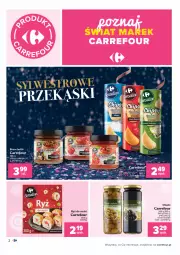 Gazetka promocyjna Carrefour - Gazetka Carrefour - Gazetka - ważna od 09.01 do 09.01.2022 - strona 2 - produkty: Ryż do sushi, Ryż, Oliwki, Sushi