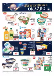 Gazetka promocyjna Carrefour - Gazetka Carrefour - Gazetka - ważna od 09.01 do 09.01.2022 - strona 23 - produkty: Serek wiejski, Sok, Ser, Por, Danone, Twaróg, Zott, Bell, Jogurt, Zottarella, Optima Cardio, Kosz, Actimel, Serek, Optima, Margaryna, Fanta, Bella, Delma, Jogobella, Masło, Napój, Olej, Orka, Kinder, Fa