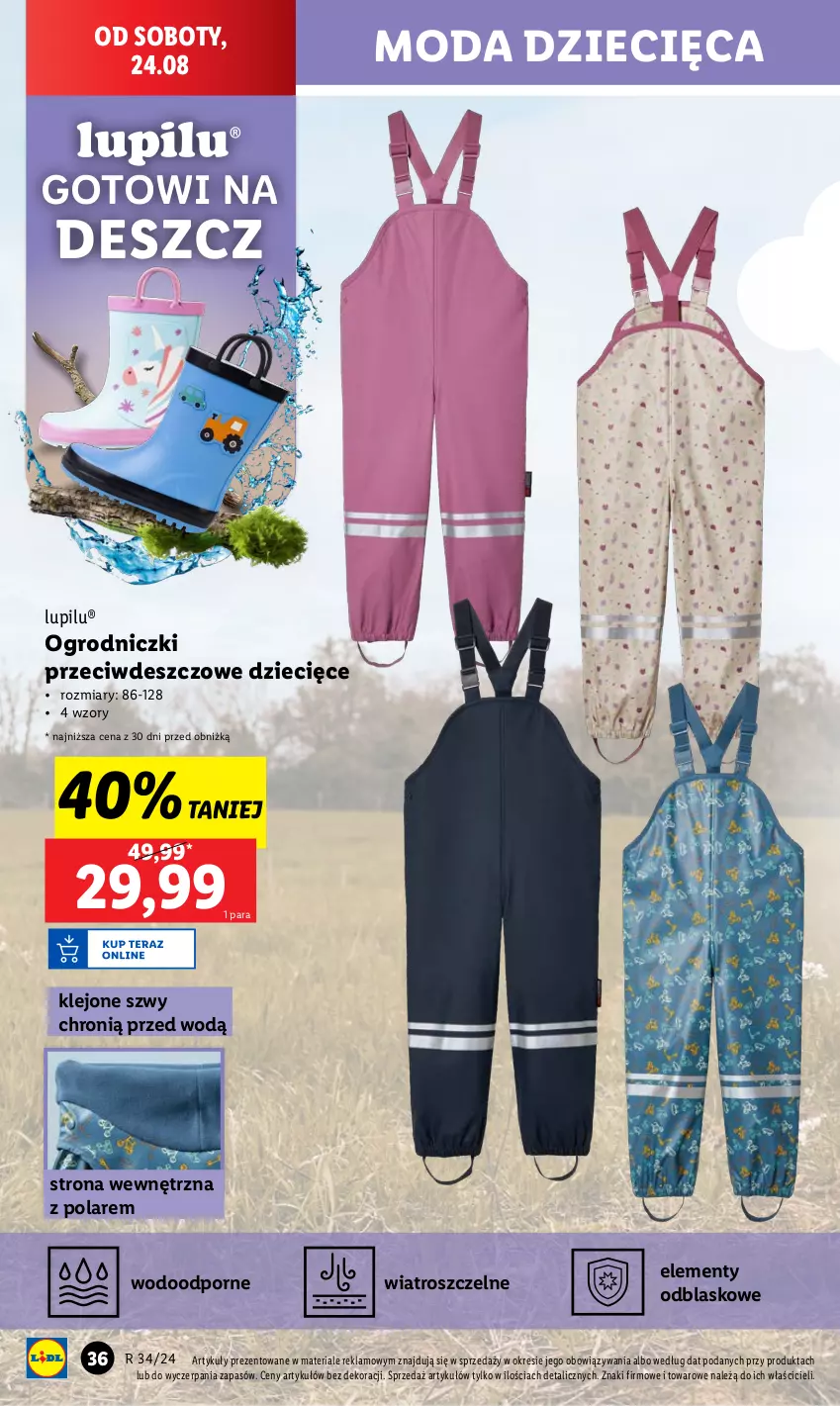 Gazetka promocyjna Lidl - GAZETKA - ważna 19.08 do 25.08.2024 - strona 38 - produkty: Dzieci, Klej, Moda, Por