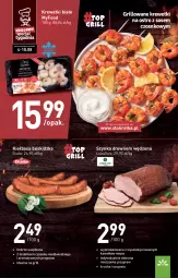 Gazetka promocyjna Stokrotka - Supermarket - Gazetka - ważna od 11.08 do 11.08.2022 - strona 7 - produkty: Sos, Kawa, Duda, Szynka, Krewetki, Grill, Kiełbasa