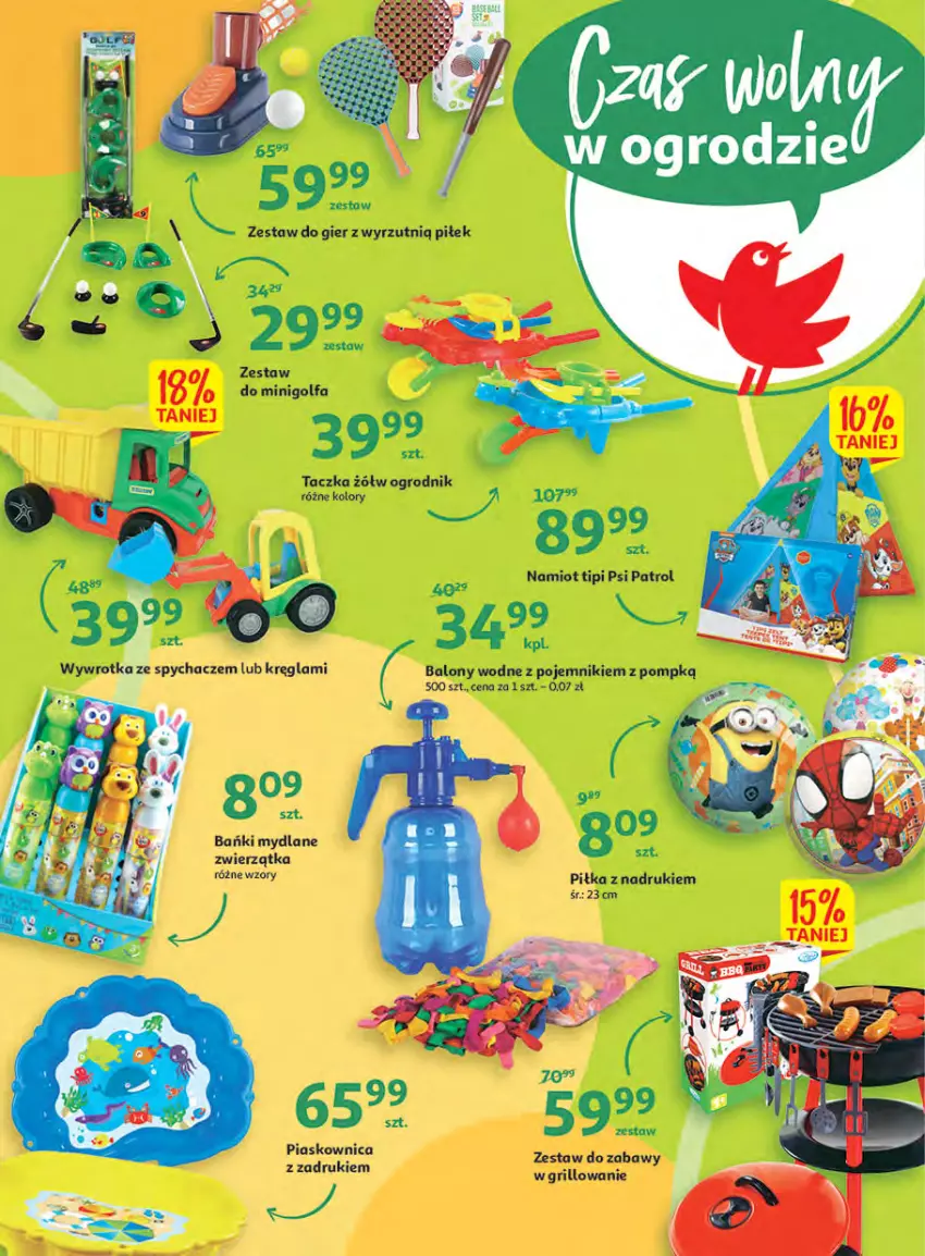 Gazetka promocyjna Auchan - Megapromocje są w cenie Hipermarkety - ważna 12.05 do 18.05.2022 - strona 32 - produkty: Balony, Fa, Grill, Namiot, Pojemnik, Psi Patrol