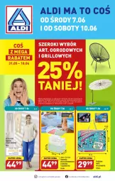 Gazetka promocyjna Aldi - COŚ do domu i nie tylko - Gazetka - ważna od 10.06 do 10.06.2023 - strona 1 - produkty: Gra, Organizer, Pojemnik, Pojemnik do przechowywania, Spodnie, Grill, Fa