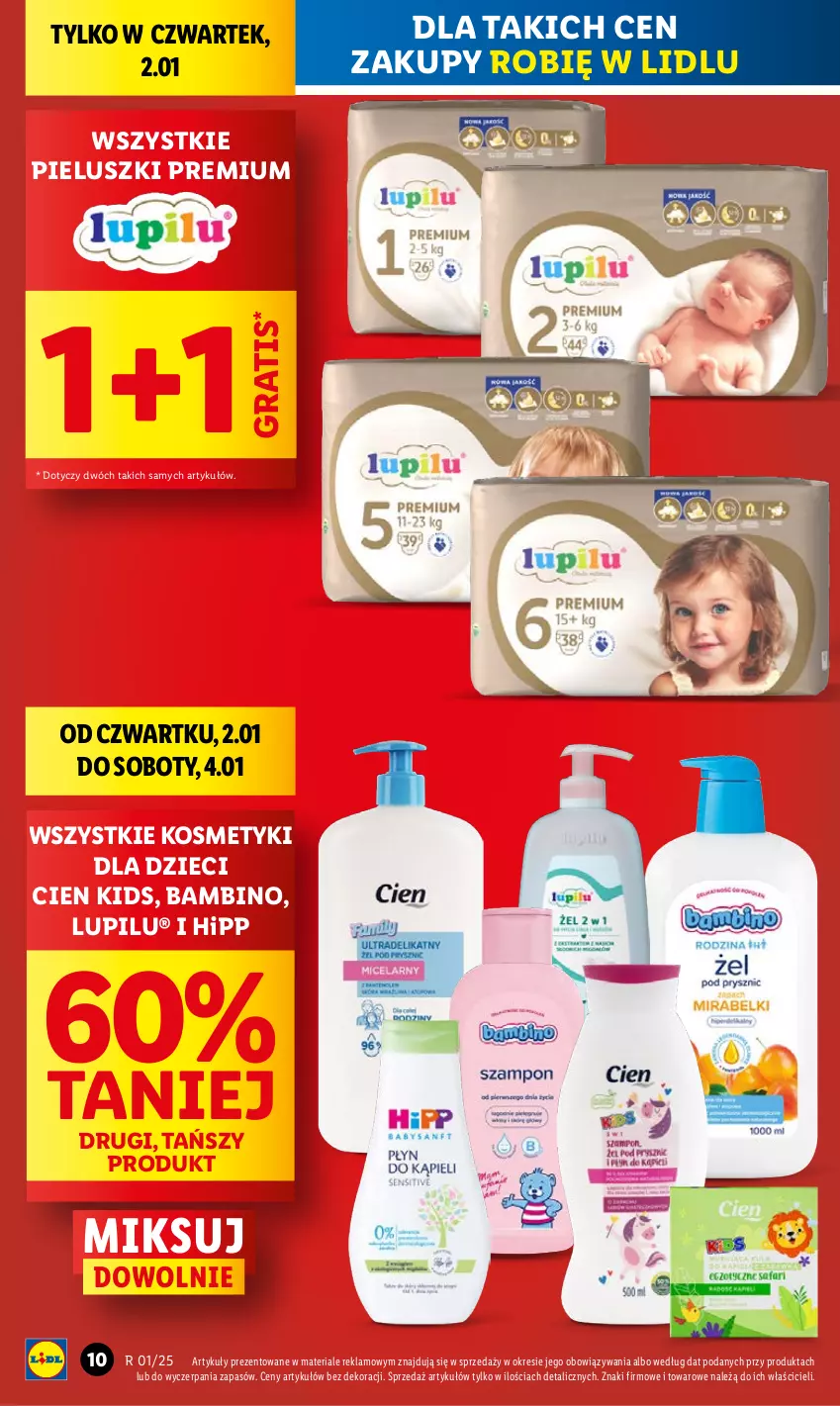 Gazetka promocyjna Lidl - GAZETKA - ważna 02.01 do 04.01.2025 - strona 10 - produkty: Dzieci, Gra, HiPP, Kosmetyki dla dzieci