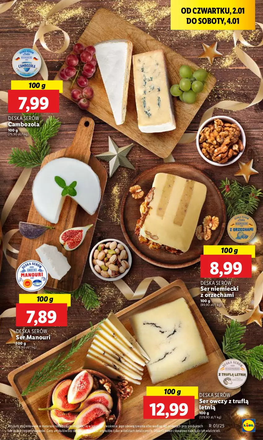 Gazetka promocyjna Lidl - GAZETKA - ważna 02.01 do 04.01.2025 - strona 23 - produkty: Deska serów, Ser, Ser owczy