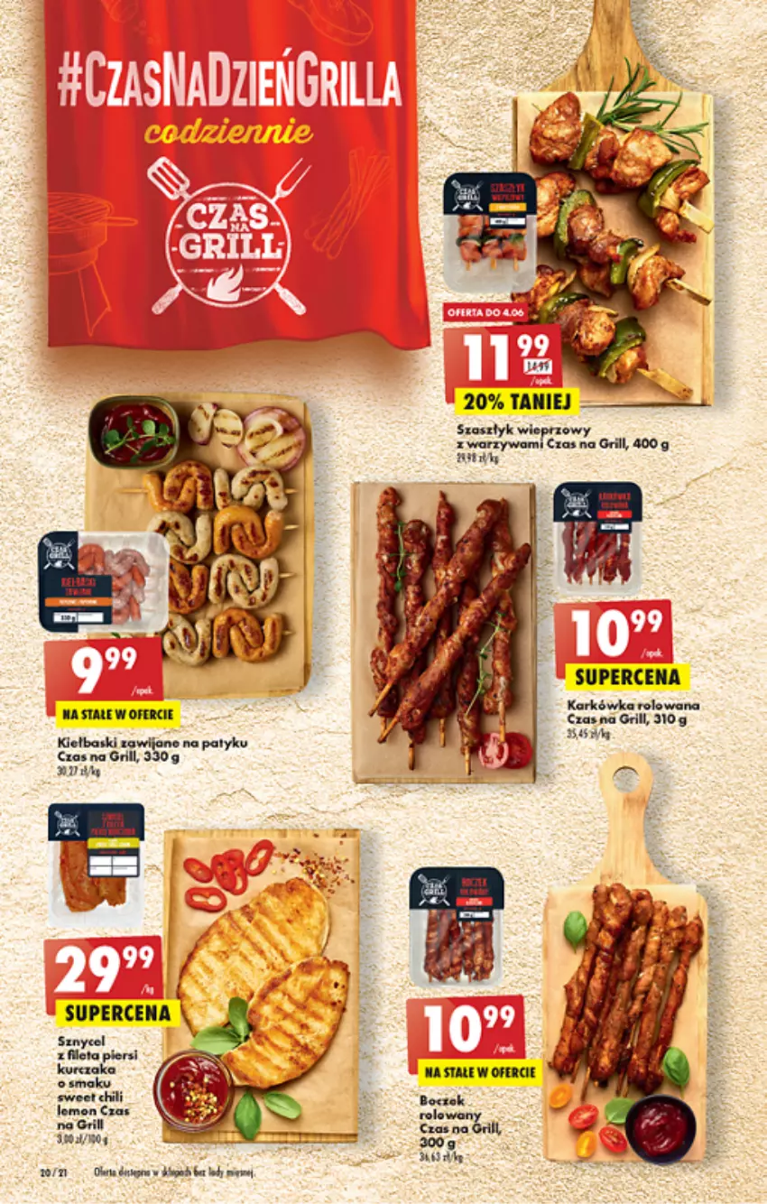 Gazetka promocyjna Biedronka - ważna 02.06 do 08.06.2022 - strona 20 - produkty: Gra, Gres, Grill, Kurczak, Lody, Warzywa