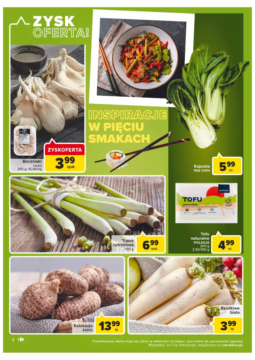 Gazetka promocyjna Carrefour - Gazetka Market - ważna 25.01 do 05.02.2022 - strona 4 - produkty: Boczniak, Tofu