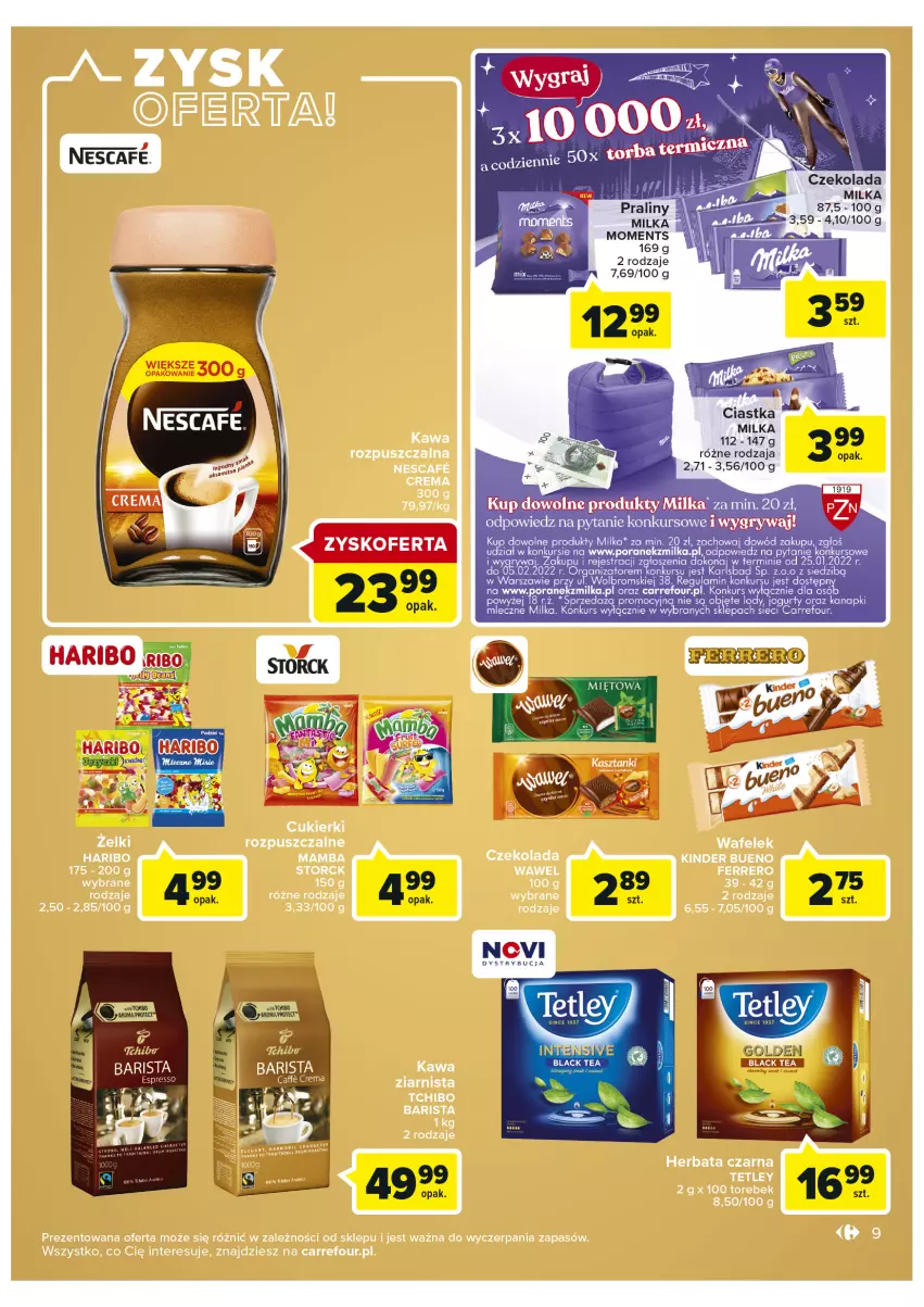 Gazetka promocyjna Carrefour - Gazetka Market - ważna 25.01 do 05.02.2022 - strona 9 - produkty: Ciastka, Gry, Milka, Moments, Por, Praliny