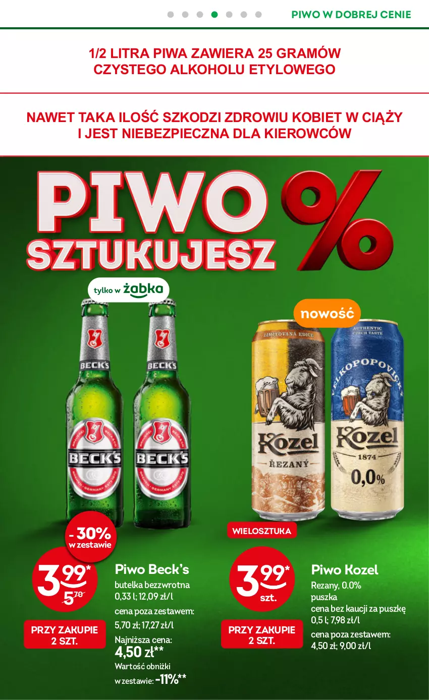Gazetka promocyjna Żabka - gazetka-promocyjna-33-34-2026 - ważna 12.08 do 25.08.2026 - strona 47 - produkty: Gra, Kozel, Piec, Piwa, Piwo