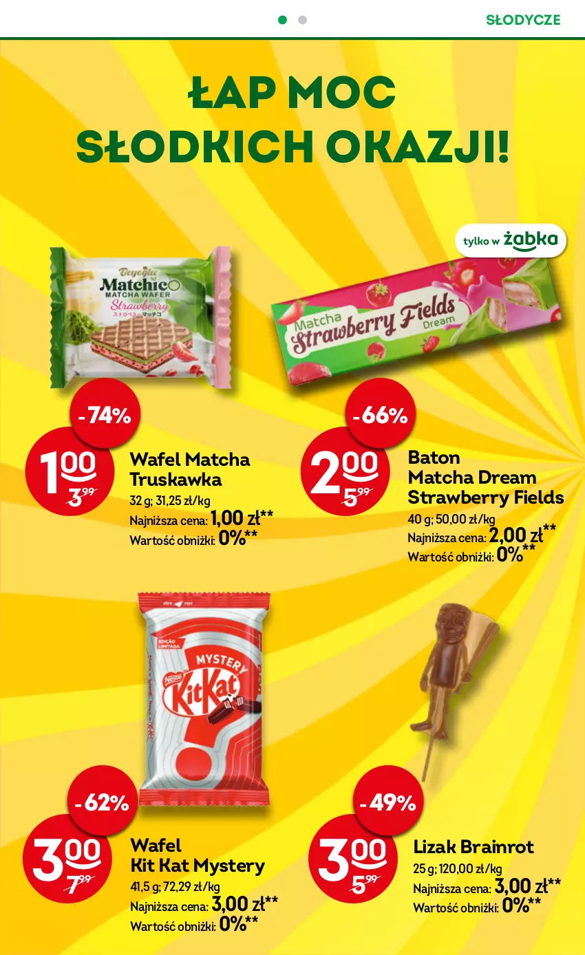 Gazetka promocyjna Żabka - gazetka-promocyjna-33-34-2026 - ważna 12.08 do 25.08.2026 - strona 78 - produkty: Baton, Kit Kat