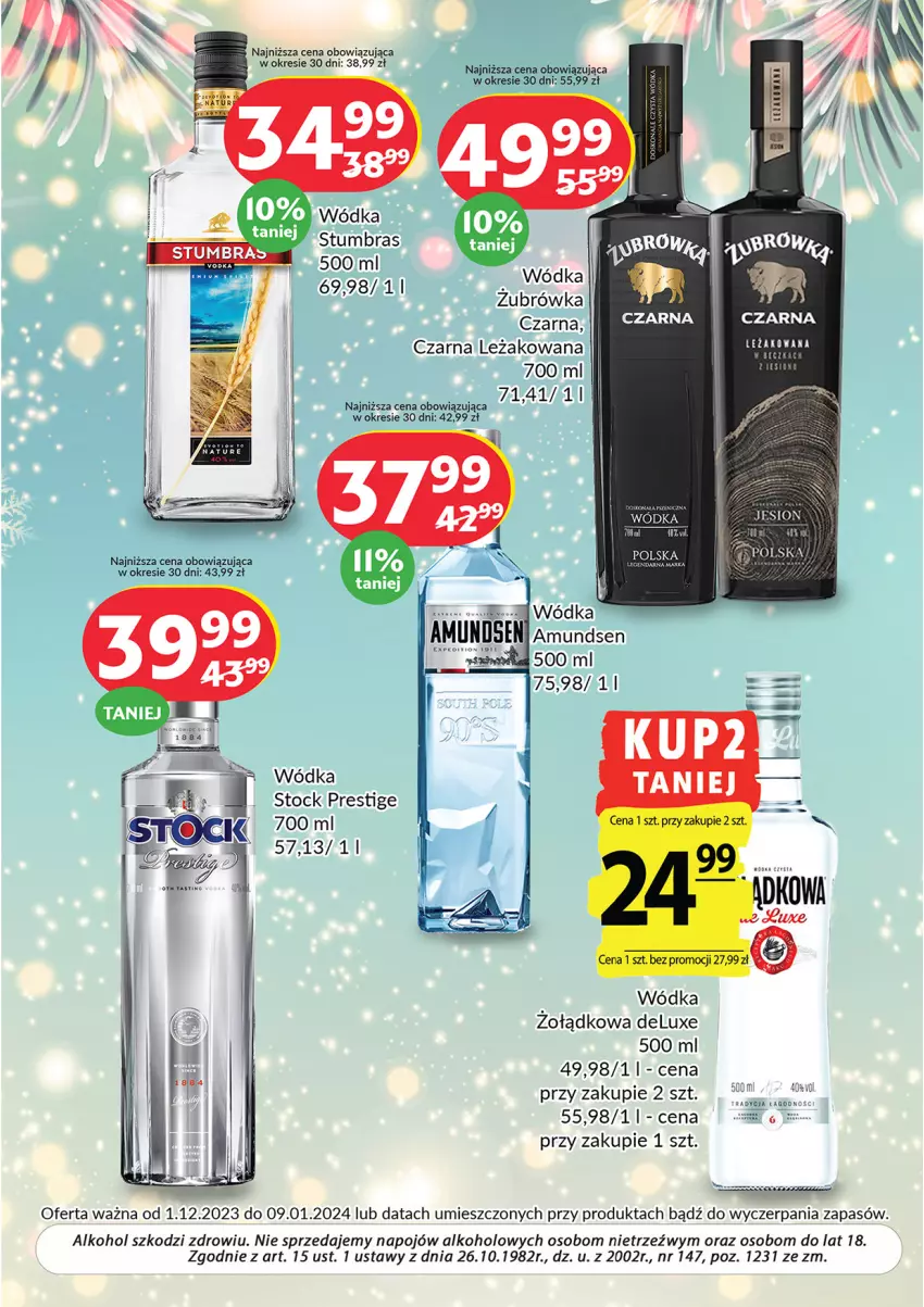 Gazetka promocyjna Prim Market - ważna 01.12.2023 do 09.01.2024 - strona 4 - produkty: Stock, Wódka