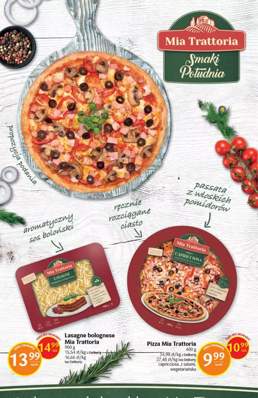 Gazetka promocyjna Delikatesy Centrum - Gazetka DC44 - ważna 10.11 do 16.11.2022 - strona 16 - produkty: Lasagne, Lasagne bolognese, Pizza, Salami