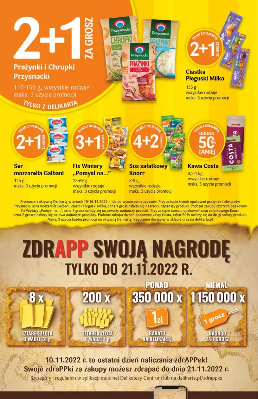 Gazetka promocyjna Delikatesy Centrum - Gazetka DC44 - ważna 10.11 do 16.11.2022 - strona 24 - produkty: Ciastka, Galbani, Kawa, Knorr, Milka, Mobil, Mozzarella, Przysnacki, Rum, Sałat, Ser, Sos, Stek, Winiary