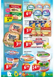 Gazetka promocyjna Prim Market - Gazetka - ważna od 27.03 do 27.03.2024 - strona 4 - produkty: Maasdam, Ser, Twaróg, Piątnica, Mlekovita, Mascarpone, Palma, Serek, Margaryna, Hochland, Gouda, Masło, Almette, Mleko