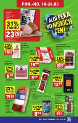 Gazetka promocyjna Aldi - Pełna oferta - Gazetka - ważna od 24.03 do 24.03.2024 - strona 11 - produkty: Kurczak, Mop, Płaty śledziowe, Kawa, Golden Seafood, Szynka, Boczek, Kiełbasa biała, Kabanos, Kiełbasa, Olewnik, Lisner