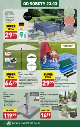 Gazetka promocyjna Aldi - Pełna oferta - Gazetka - ważna od 24.03 do 24.03.2024 - strona 42 - produkty: Piec, Top, Sok, Por, Gra, Stojak, Parasol, Torba, Fotel, Pokrowiec, Grill, Obrus, Meble