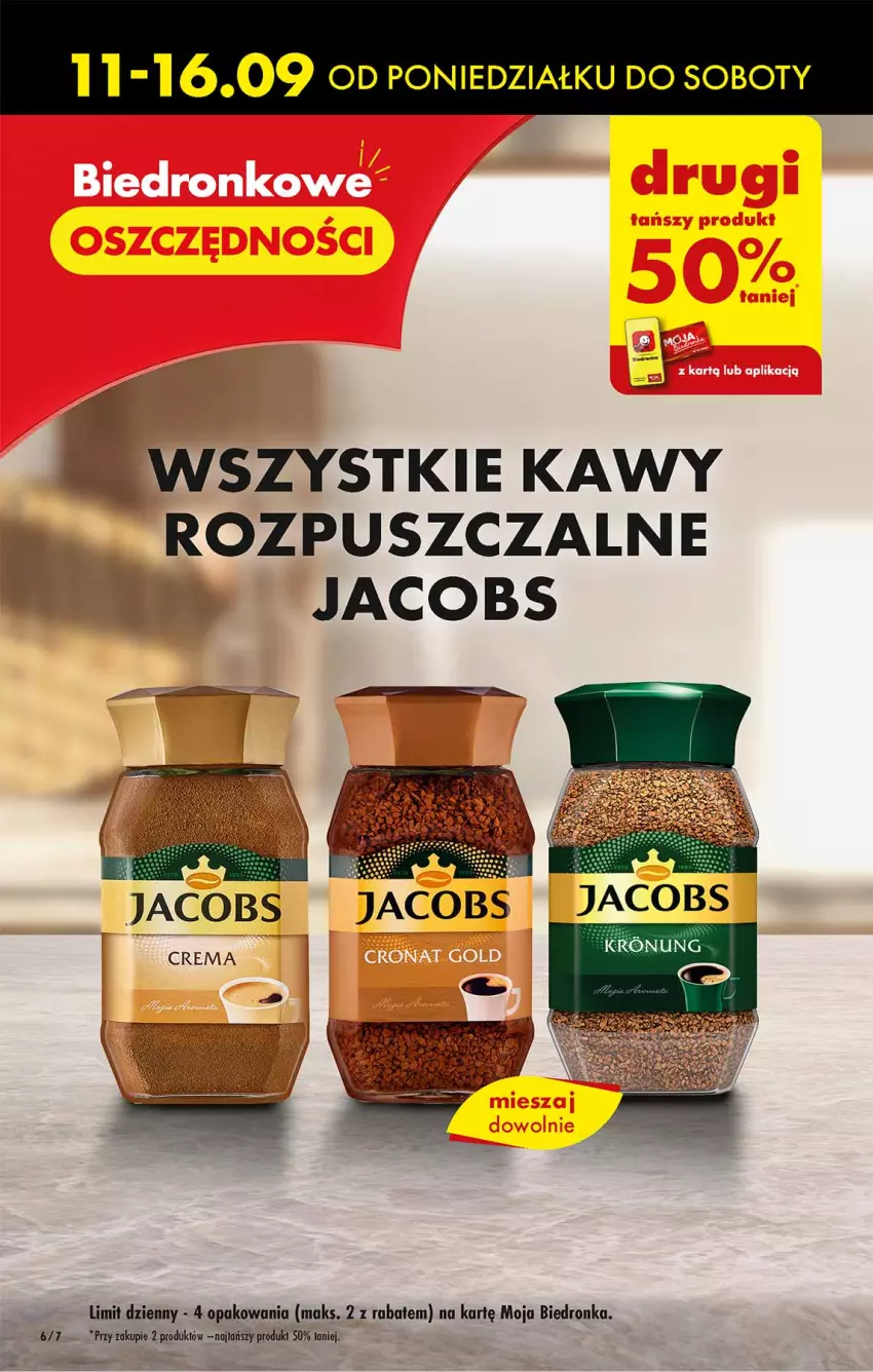 Gazetka promocyjna Biedronka - Od poniedzialku - ważna 11.09 do 16.09.2023 - strona 6 - produkty: Jacobs, Leon, Por