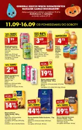 Gazetka promocyjna Biedronka - Od poniedzialku - Gazetka - ważna od 16.09 do 16.09.2023 - strona 11 - produkty: Tchibo, Kawa rozpuszczalna, Por, Gin, Kawa ziarnista, Kawa mielona, Kawa, Lack, Tymbark, Tchibo Family, Lavazza, Arbuz, Herbata, Mango, Napój, Mięta, Fa