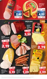 Gazetka promocyjna Kaufland - Mocny Start - Gazetka - ważna od 02.05 do 02.05.2023 - strona 9 - produkty: Polędwica, Krakus, Sok, Ser, Gra, Hot dog, Bell, Kiełbasa krakowska, Parówki, Mlekovita, Radamer, LANA, Szynka, Sokół, Parówki hot dog, Kiełbasa, Mleko