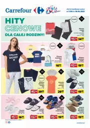 Gazetka promocyjna Carrefour - Gazetka Hity cenowe - Gazetka - ważna od 18.06 do 18.06.2022 - strona 1 - produkty: Kapcie, Szorty, Kosz, Koszula, Disney, Dzieci, Piżama