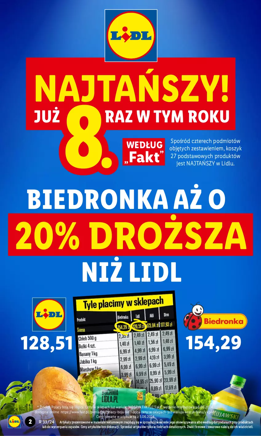 Gazetka promocyjna Lidl - GAZETKA - ważna 12.08 do 17.08.2024 - strona 2 - produkty: Fa, Kosz