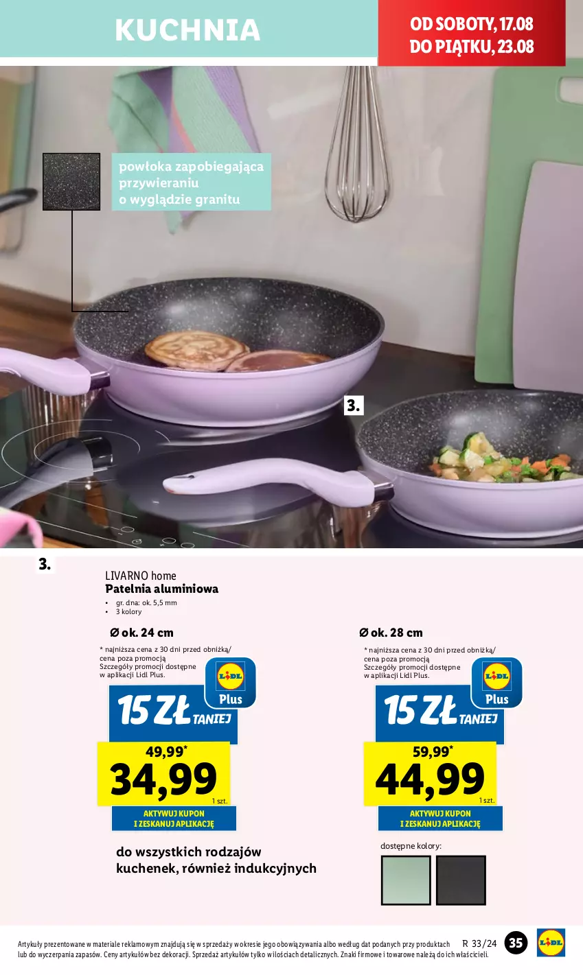 Gazetka promocyjna Lidl - GAZETKA - ważna 12.08 do 17.08.2024 - strona 37 - produkty: Gra, Ivar, Kuchnia, Patelnia