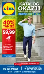 Gazetka promocyjna Lidl - GAZETKA - Gazetka - ważna od 17.08 do 17.08.2024 - strona 1 - produkty: Kuchnia, Kosz, Koszula, Moda, Dzieci, Spodnie
