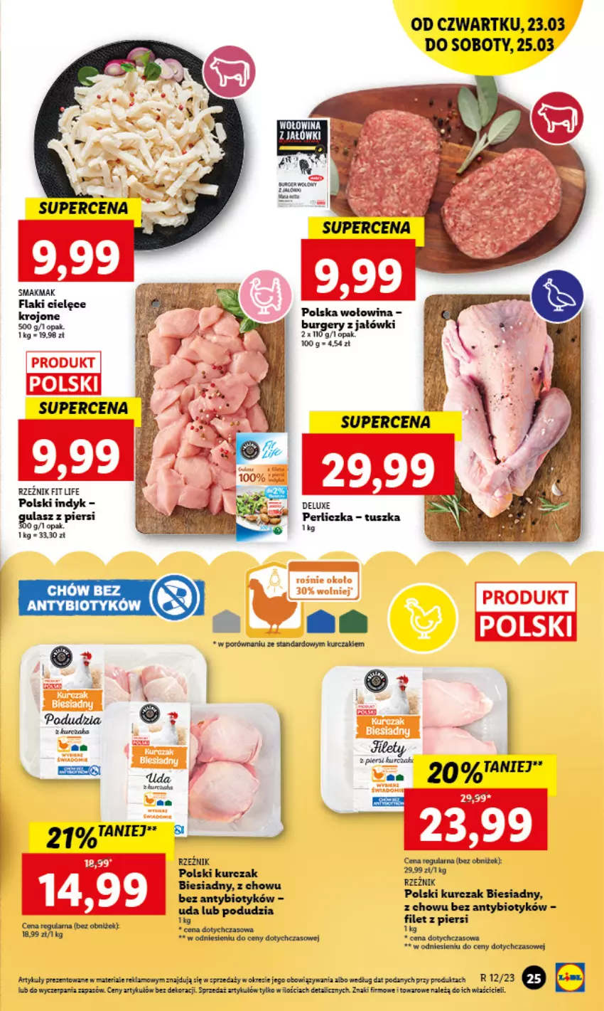 Gazetka promocyjna Lidl - GAZETKA - ważna 23.03 do 25.03.2023 - strona 27 - produkty: Kurczak, Por, Wołowina