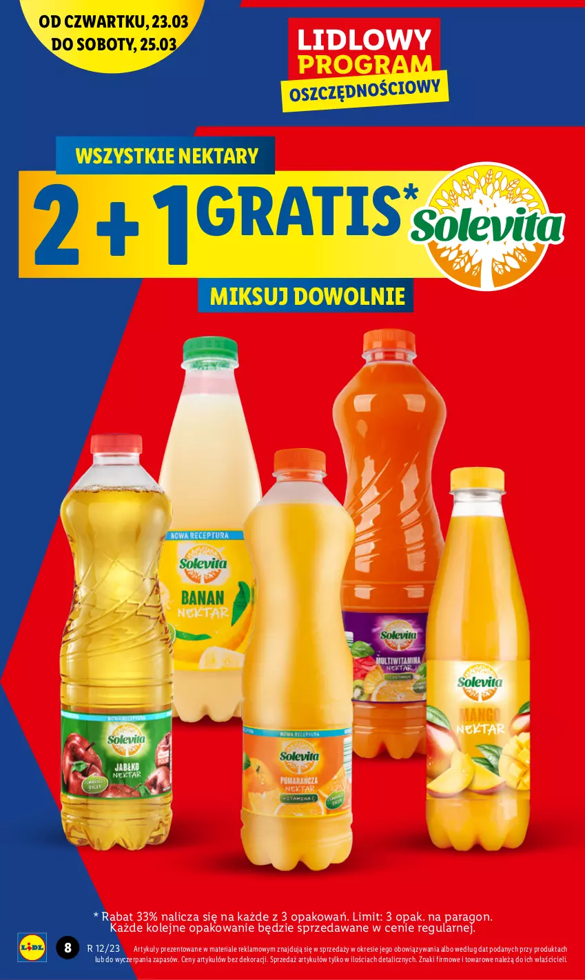 Gazetka promocyjna Lidl - GAZETKA - ważna 23.03 do 25.03.2023 - strona 8 - produkty: Gra, Nektar, Olej