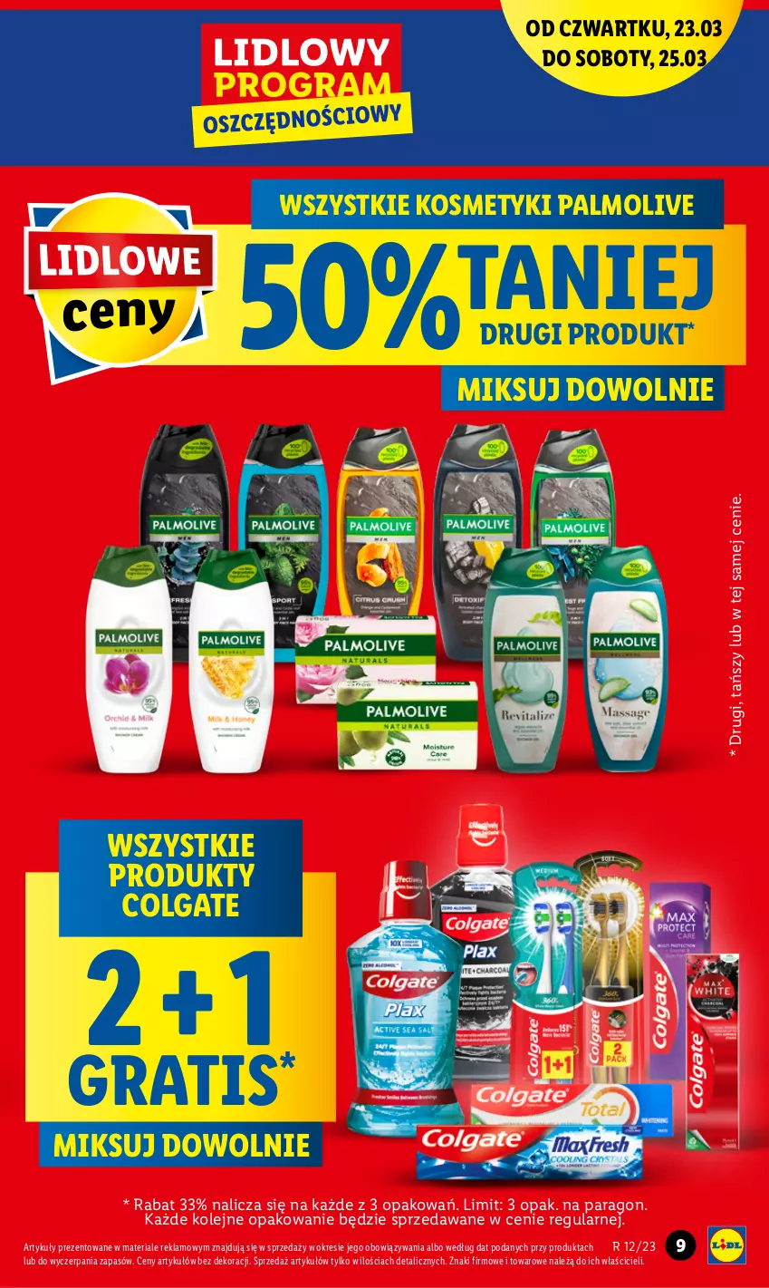 Gazetka promocyjna Lidl - GAZETKA - ważna 23.03 do 25.03.2023 - strona 9 - produkty: Colgate, Gra, LG, Olej, Palmolive