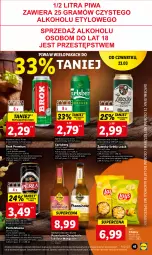 Gazetka promocyjna Lidl - GAZETKA - Gazetka - ważna od 25.03 do 25.03.2023 - strona 47 - produkty: Piwa, Kasztelan, Chipsy, Heineken, Tyskie, Perła, Carlsberg, Lay’s, Mango