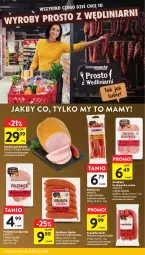 Gazetka promocyjna Intermarche - Gazetka promocyjna - Gazetka - ważna od 06.08 do 06.08.2025 - strona 16 - produkty: Polędwica, Kiełbasa krakowska, Szynka, Frankfurterki, Kabanos, Kiełbasa, Kiełbasa śląska